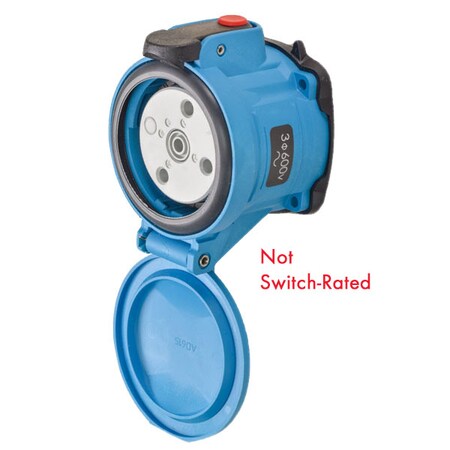 Meltric Pin & Sleeve Receptacle, 60 A, 600V AC, Three Phase, 3 Pole, Screw Terminals Wire Connection Type 63-64143-352-843